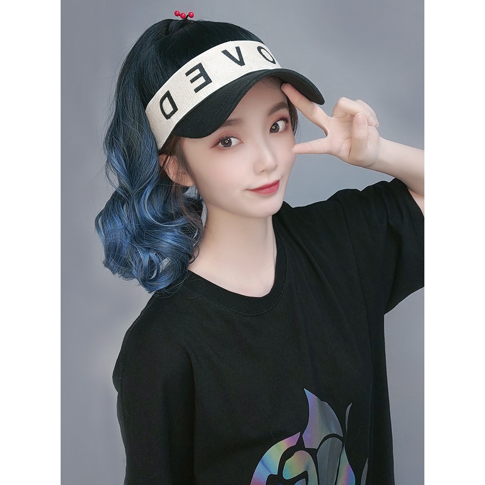 假發馬尾大波浪梨花捲假辮子女逼真網紅自然微卷超輕綁帶式高馬尾-細節圖2