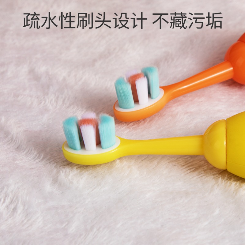 兒童牙刷軟毛寶寶萬毛刷超細1-2-3-4-5-6-12歲半嬰幼兒乳牙刷可愛-細節圖3