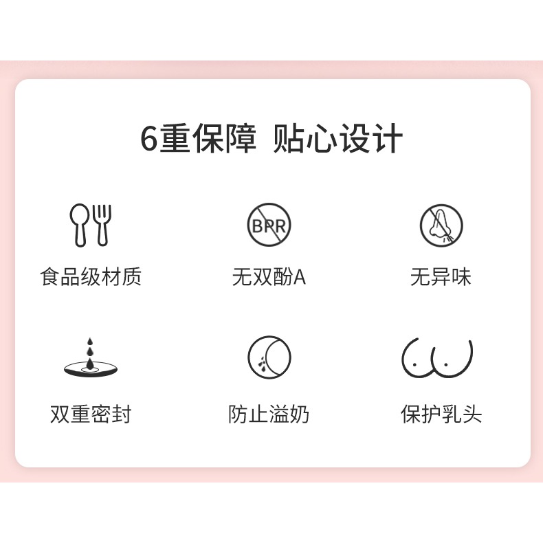 硅膠防溢乳墊可洗式哺乳期可循環使用防漏隔奶墊防溢乳神器集奶器-細節圖7