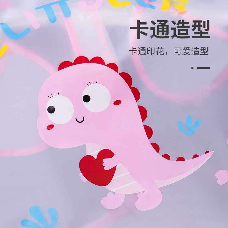 兒童雨衣斗篷男童女童卡通可愛連體透明雨罩防水幼兒園小學生雨披-細節圖3