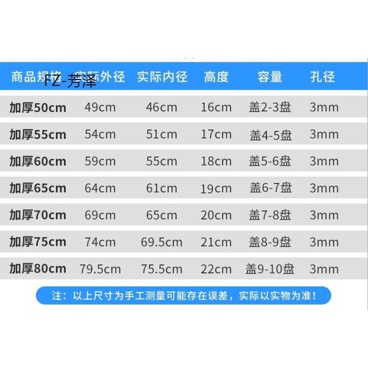 304加厚不銹鋼菜罩防塵蓋飯桌防塵蓋子食物剩菜餐桌防蒼蠅蓋實用-細節圖10