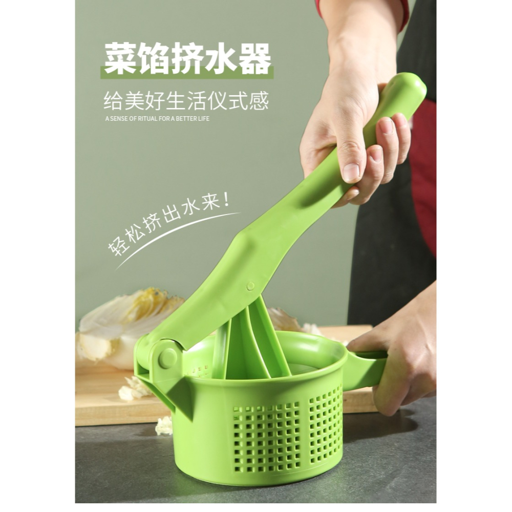 菜餡擠水器餃子餡不銹鋼壓菜器蔬菜脫水擠菜水的神器家用廚房大號-細節圖7