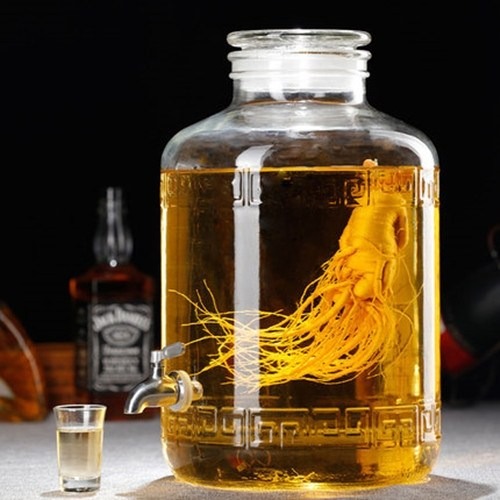 10斤20斤30斤40斤50斤60斤泡酒壇玻璃泡酒瓶帶龍頭酒桶酒缸-細節圖9