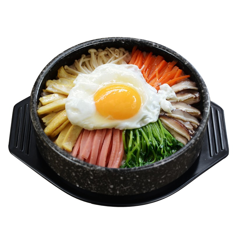固米斯陶瓷韓式石鍋拌飯碗煲韓國麥飯石鍋煲仔飯小鍋過橋米線鍋-細節圖5