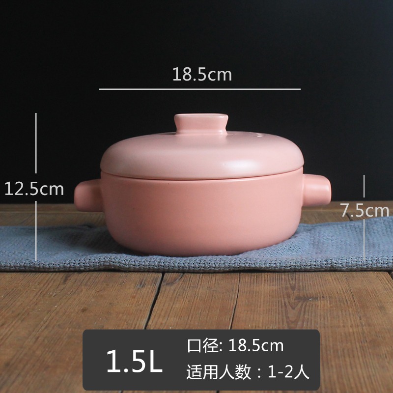 固米斯陶瓷蒸籠砂鍋燉鍋雙層蒸鍋煲湯耐高溫燃氣明火蒸煮砂鍋-細節圖8