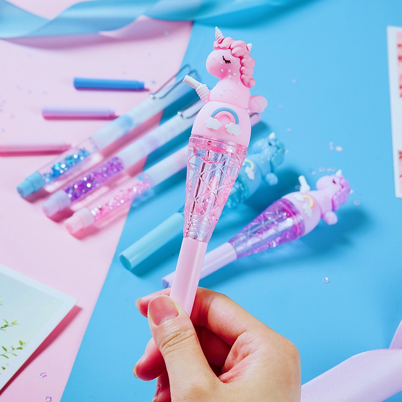 戀上字網紅仙女流沙鋼筆女孩少女心小學生專用三年級練字墨囊剛筆-細節圖2