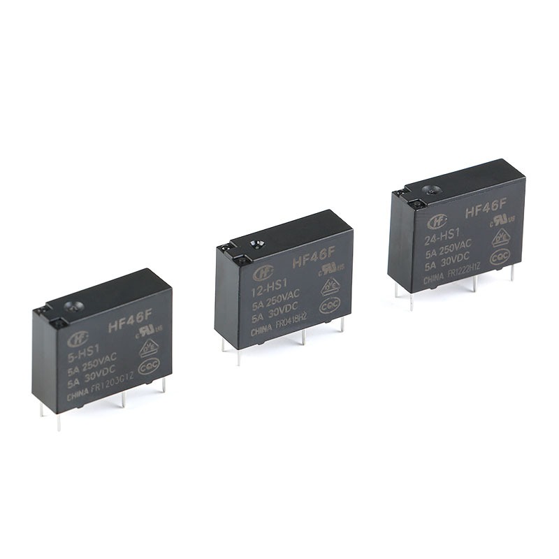 宏發繼電器HF46F- 005 012 024-HS1 5V 12V 24V 1組常開5A 4腳-細節圖2