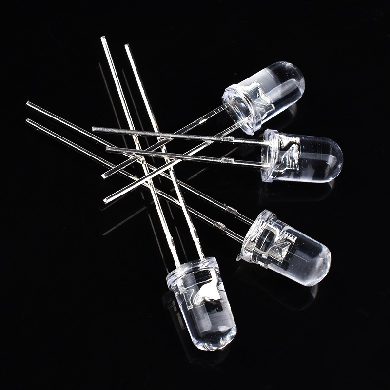 5MM/F5 LED燈珠白發白/紅/綠/藍/黃/紫/粉/色 發光二極管（50只）-細節圖5