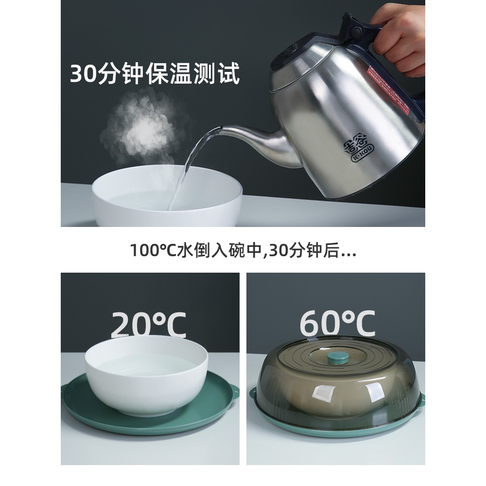 飯桌餐桌保溫蓋菜罩多層家用剩菜食物蓋菜的防塵罩子飯菜遮塵神器-細節圖2