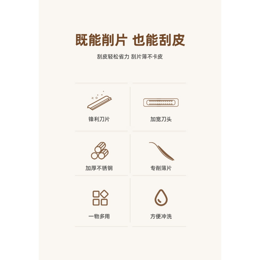 雪碧蘿卜削皮削片神器不銹鋼廚房削土豆工具黃瓜切片器寬口刨片器-細節圖7