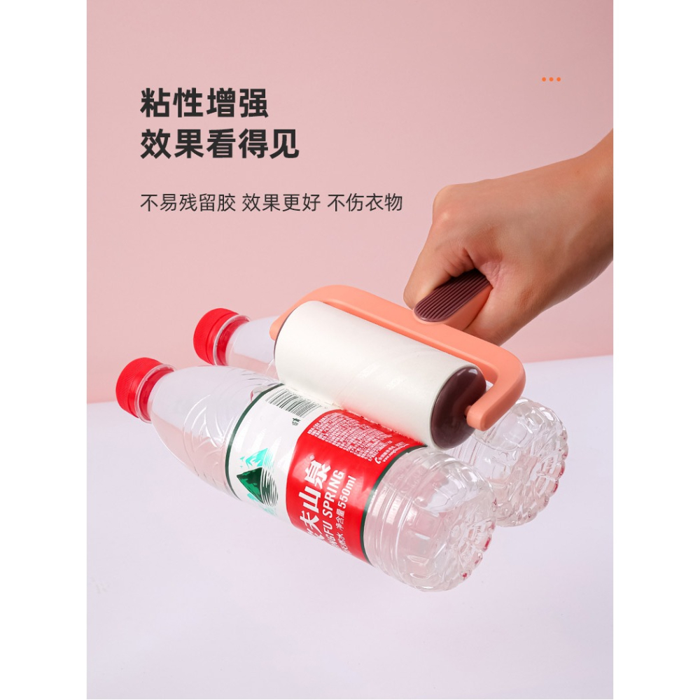 粘毛器滾筒除毛神器寵物貓粘毛滾刷筒牀上頭發衣物除毛帶蓋可撕式-細節圖7