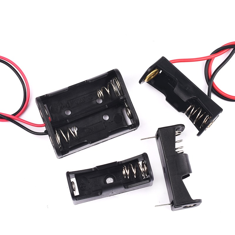 12v23A電池盒 單/雙節 門鈴 汽車遙控 二節電池座 27a 帶線/插針-細節圖2