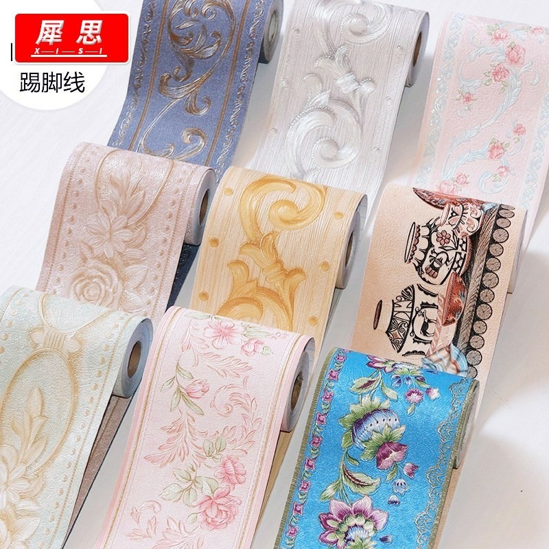 踢腳線衣櫃門腰線貼紙電視邊框裝飾線條牀頭包邊貼臥室背景墻歐式-細節圖2