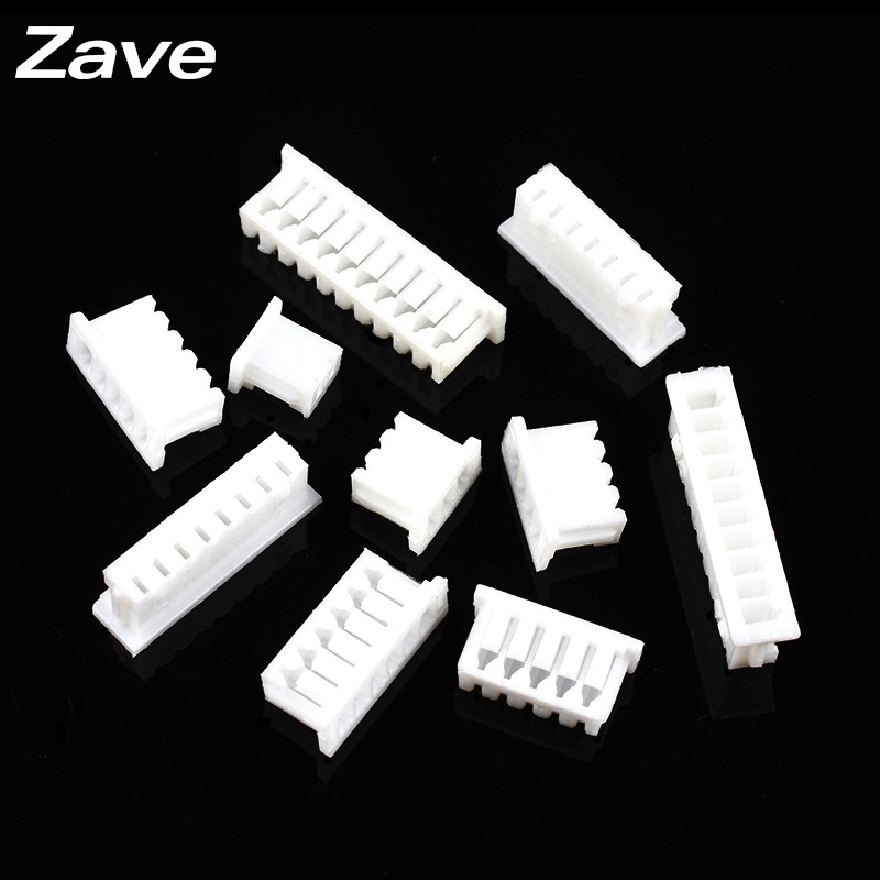 Zave 膠殼1.25mm間距 插頭2/3/4/5/6/7/8/9/10P接插件端子連接器-細節圖3