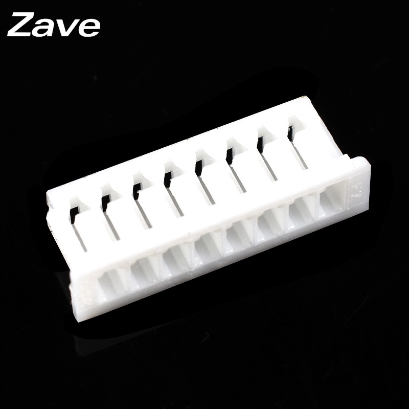 Zave 膠殼1.25mm間距 插頭2/3/4/5/6/7/8/9/10P接插件端子連接器-細節圖4