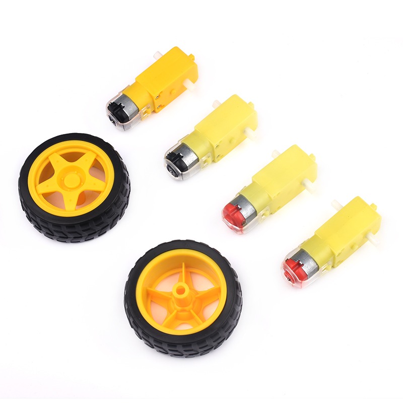 TT馬達130電機1：48/1比120機器人智能小車/智能車減速電機/輪胎-細節圖2