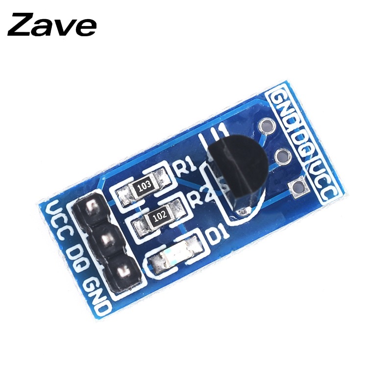 Zave DS18B20 測溫模塊 溫度傳感器模塊 DS18B20應用板開發板-細節圖3