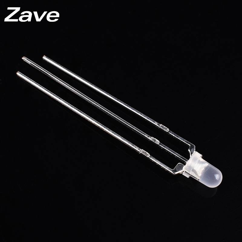 3MM 5mm霧狀LED紅藍 紅綠雙色3腳燈珠 共陰/共陽  無極發光二極管-細節圖4