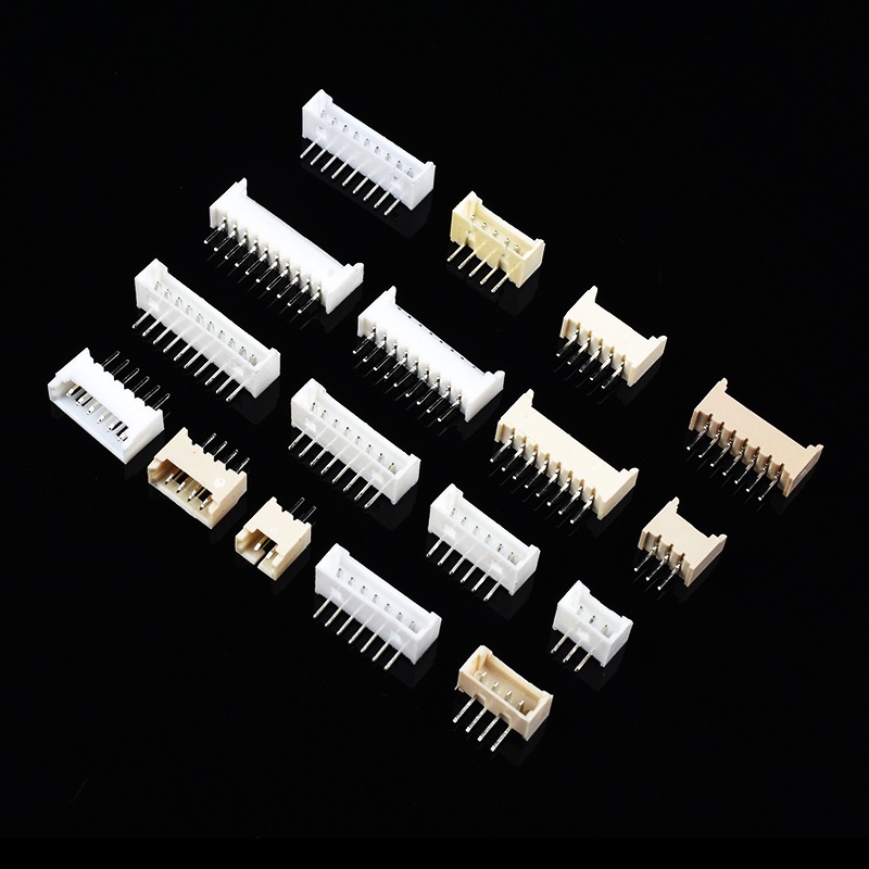 1.25mm間距直/彎針膠殼母座插座接插件2/3/4/5/6/7/8/9/10P連接器-細節圖2