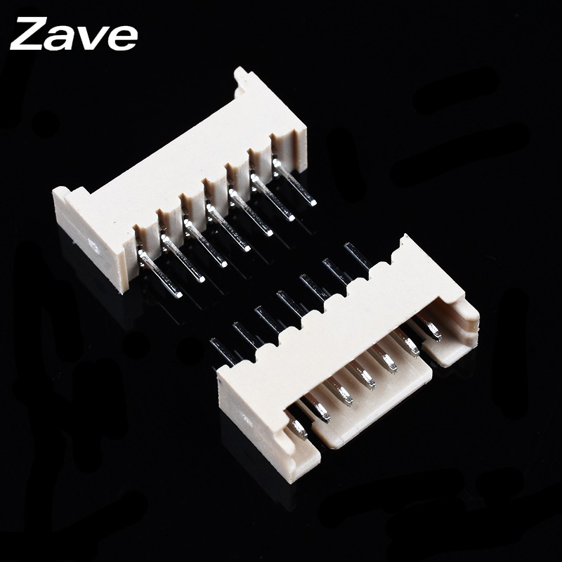 1.25mm間距直/彎針膠殼母座插座接插件2/3/4/5/6/7/8/9/10P連接器-細節圖3