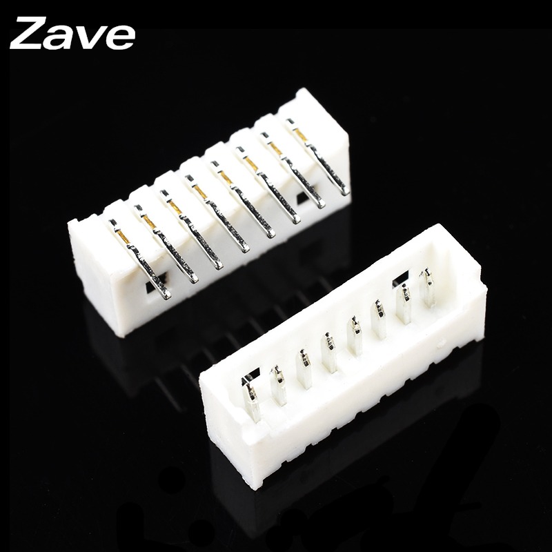 1.25mm間距直/彎針膠殼母座插座接插件2/3/4/5/6/7/8/9/10P連接器-細節圖4