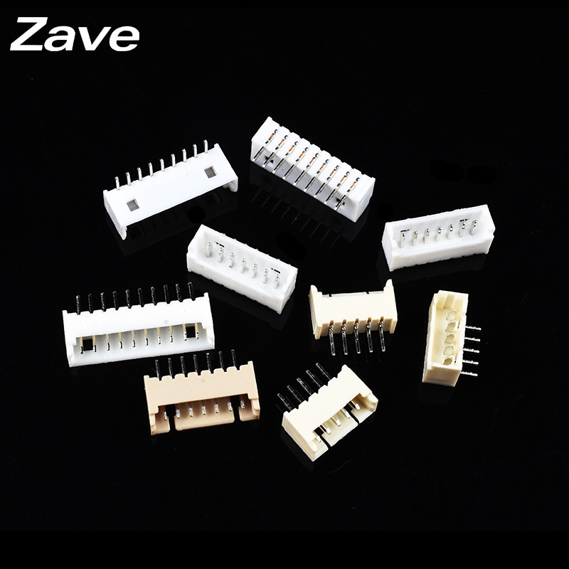 1.25mm間距直/彎針膠殼母座插座接插件2/3/4/5/6/7/8/9/10P連接器-細節圖5