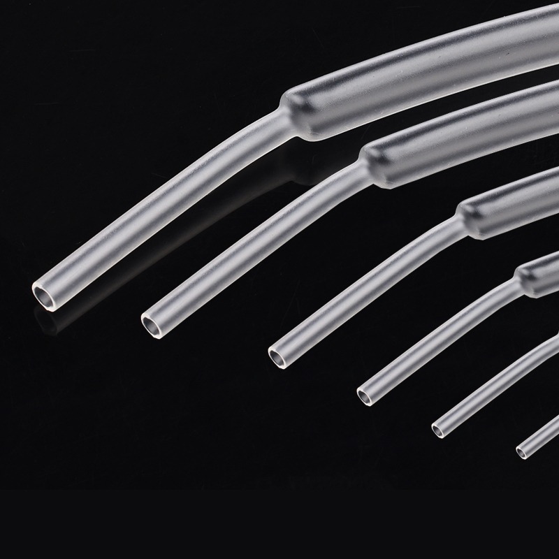 透明熱縮管 1/2/3/4/5/6/8/10mm 電線絕緣收縮套管電工熱塑管一米-細節圖2