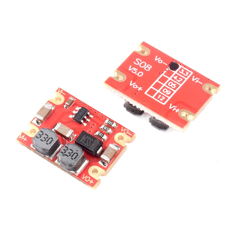 DC-DC自動升降壓穩壓電源模塊 輸入3～15V輸出3.3V/5V/12V-細節圖5
