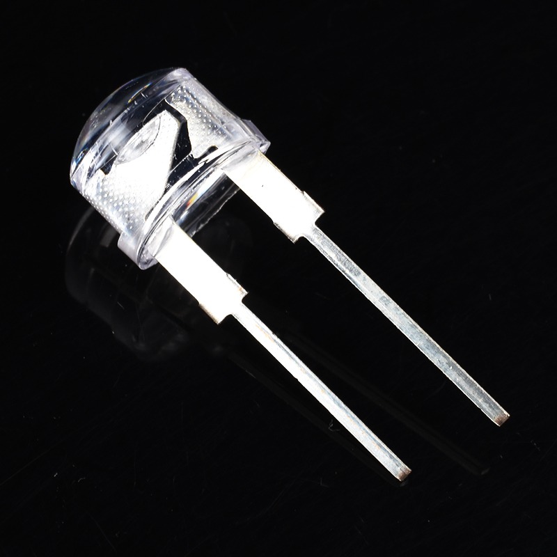 8MM/F8 草帽LED發光二極管燈珠白發白紅綠藍黃粉色 0.5/0.75W直插-細節圖2