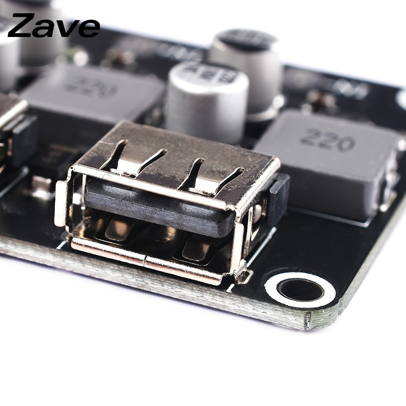 DC直流降壓快充QC3.0車載充電模塊USB充電器5V3.4A/9V2.5A/12V2A-細節圖4