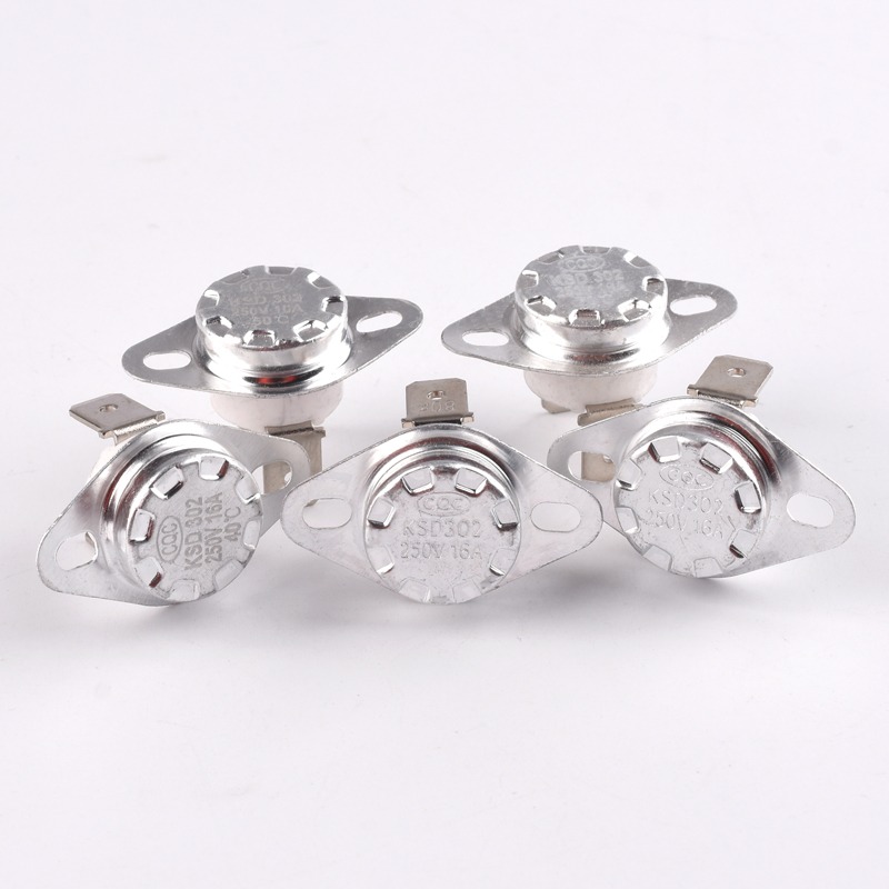 常開KSD302溫控開關40/55/70/90-150度250V16A溫度過溫保護傳感器-細節圖2