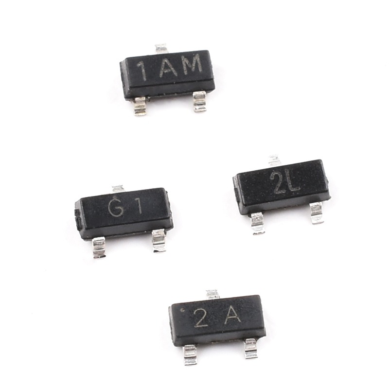 MMBT3904 5551 3906 2N5401三極管1AM 2A G1 2L貼片SOT23 NPN/PNP-細節圖2