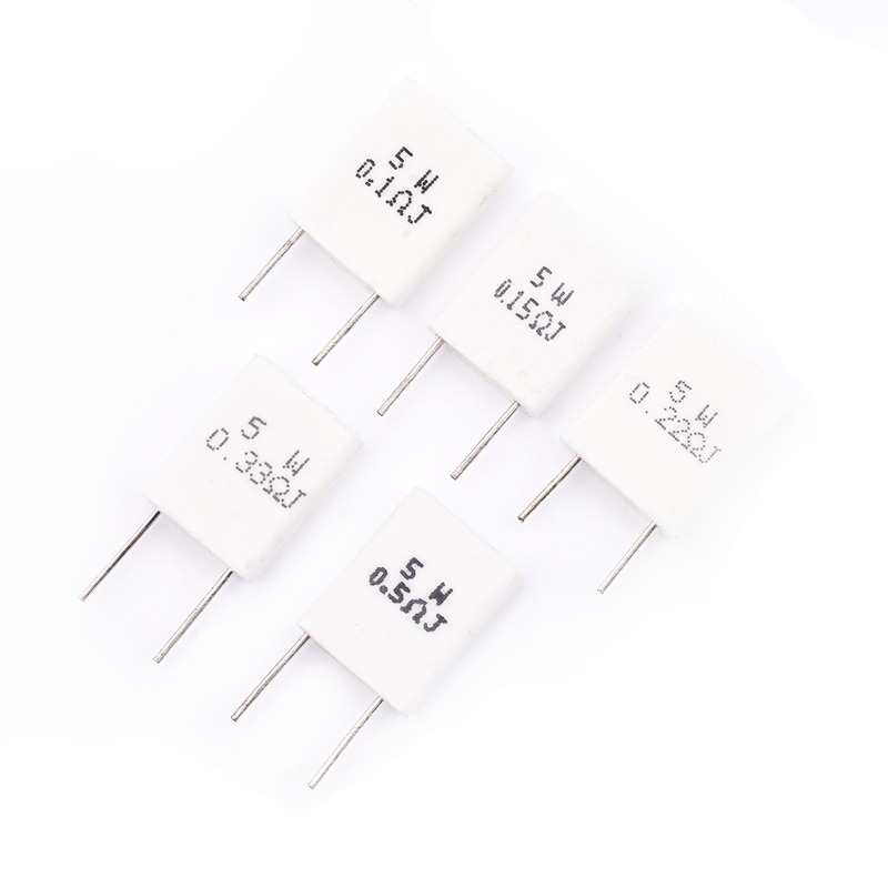 5W無感水泥電阻器 0.1/0.15/0.22/0.25/0.33/0.5Ω 歐 ΩJ R 5%-細節圖2