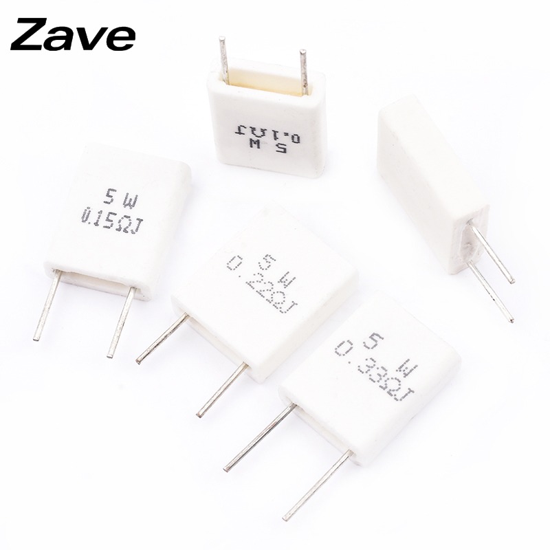 5W無感水泥電阻器 0.1/0.15/0.22/0.25/0.33/0.5Ω 歐 ΩJ R 5%-細節圖5