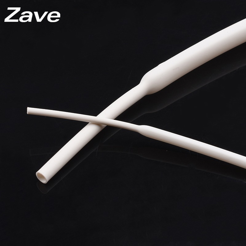 白色熱縮管 1/2/3/4/5/6/8/10mm 1米電線絕緣收縮套管電工熱塑管-細節圖3
