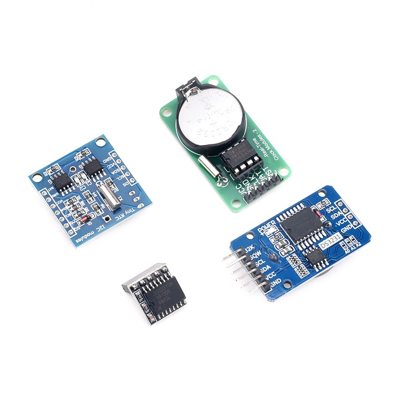 Zave DS1302/3231/1307實時時鐘模塊時間掉電走時帶電池存儲計時-細節圖2