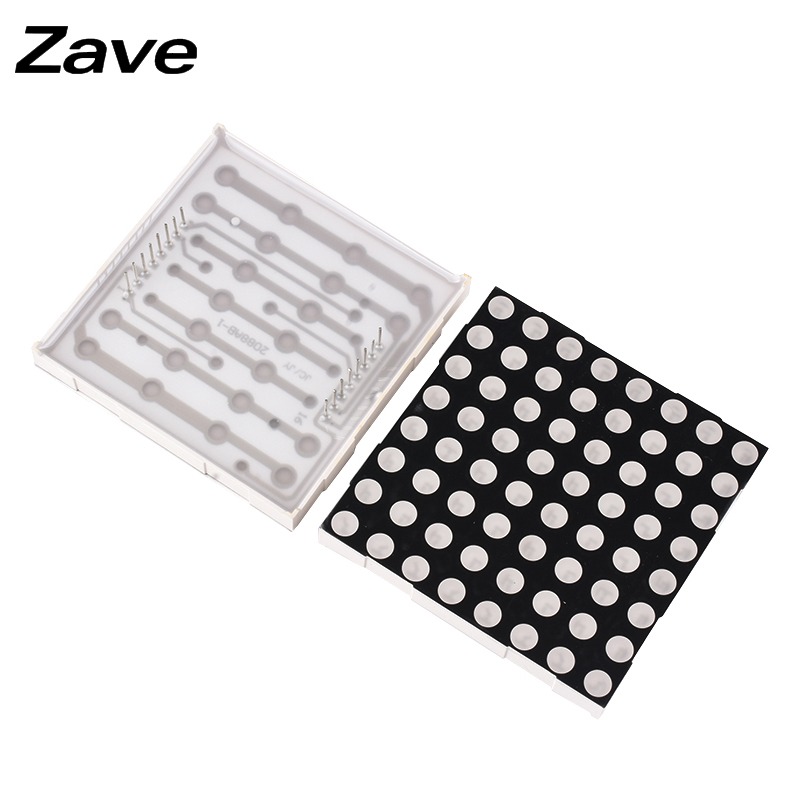 Zave點陣8*8LED模塊1.9/3/3.75/5mm紅色788/1088/1588/2088BS共陽-細節圖4