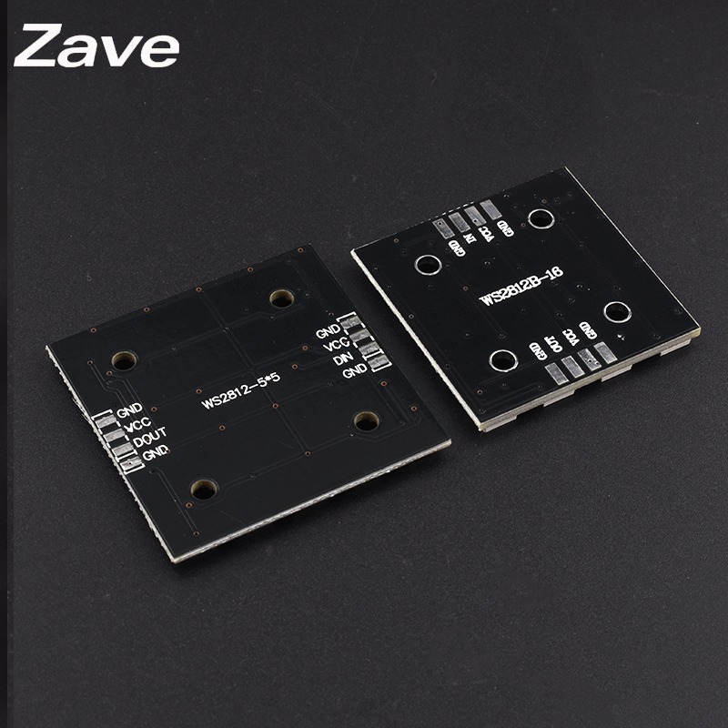 WS2812 5050 RGB LED內置全綵驅動幻彩燈開發板模塊 方形LED燈-細節圖4
