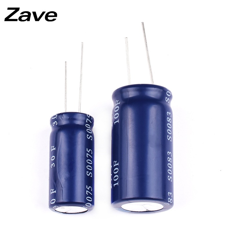 法拉電容 2.7V 1F 3.3F 10F 30F 100F R型 雙層/超級電容器-細節圖5