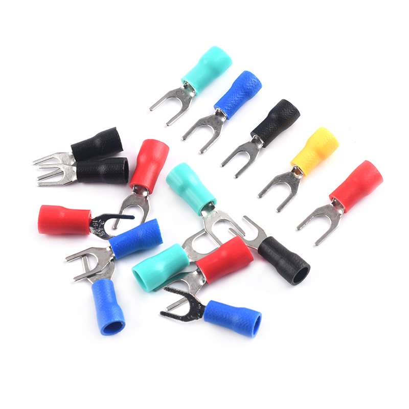 SV1.25-3.2/4歐式預絕緣冷壓接線端子SV2/3.5-4/5銅鼻子U/Y型叉形-細節圖2