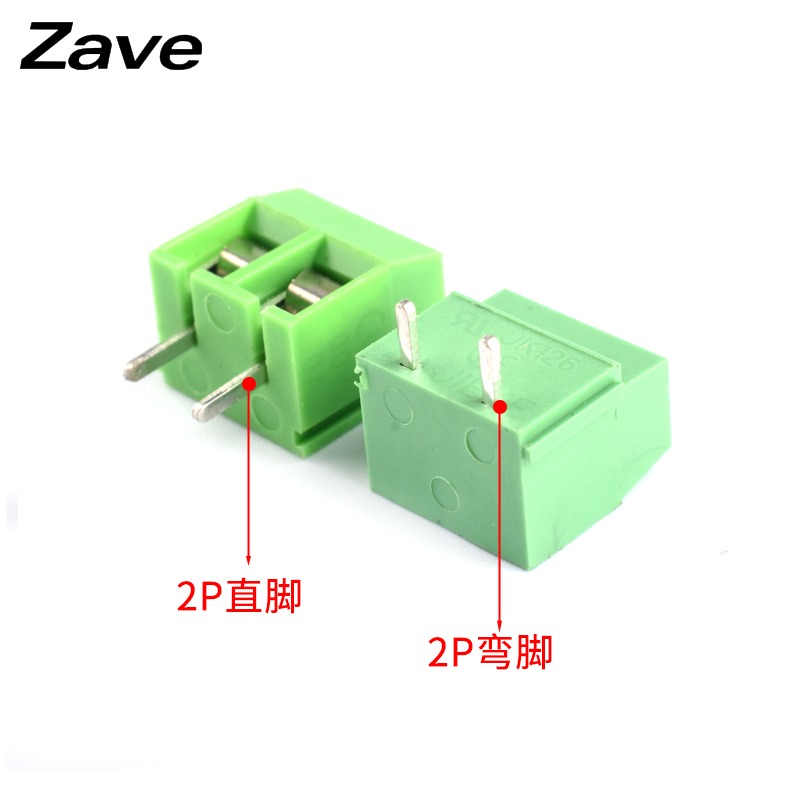 KF126-2P 3P接線柱KF/MF126R端子5.0mm間距 5mm直腳可拼接螺釘式-細節圖3