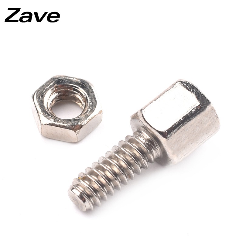英制螺絲螺母5+7mm 鍍鎳VGA並口美製螺柱 串口DB9電腦DR9六角螺釘-細節圖4