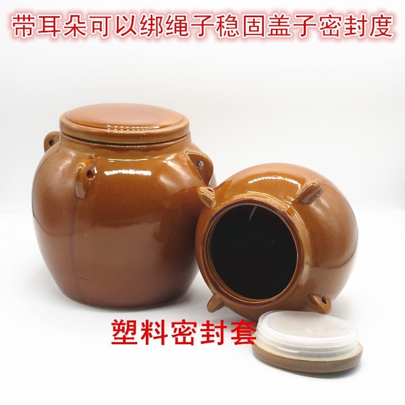 新款豆腐罐子泡蘿卜瓦罐四川做的家用醃菜陶瓷泡菜壇子密封罐精品-細節圖4