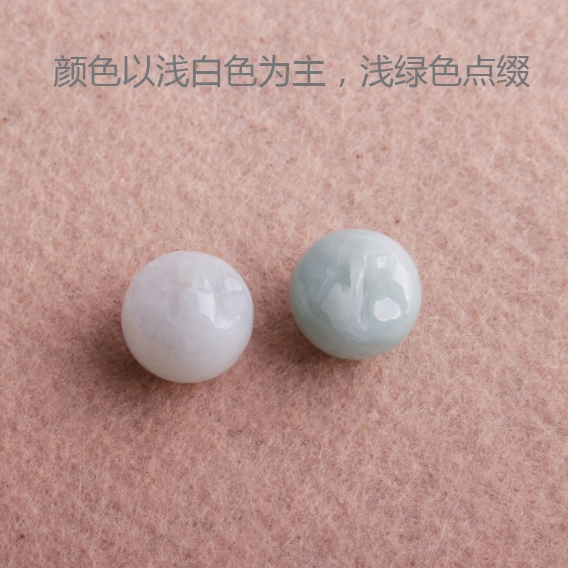 DIY配件天然A貨翡翠 DIY翡翠散件小蘋果(平平安安) 翡翠 散件-細節圖3