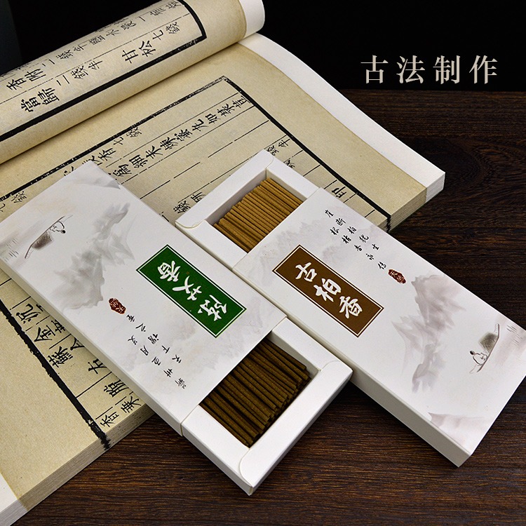 李杜10.5CM線香檀香沉香崖柏艾草合香薰香家用室內居士茶道香?-細節圖4