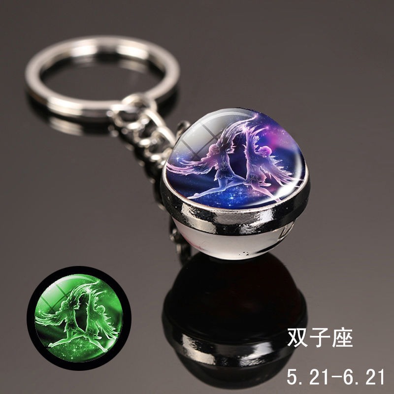 男女士便攜伴手禮銅牛掛鉤扣圓龍屬相女款圓環要是掛件 鑰匙鏈雞-細節圖2
