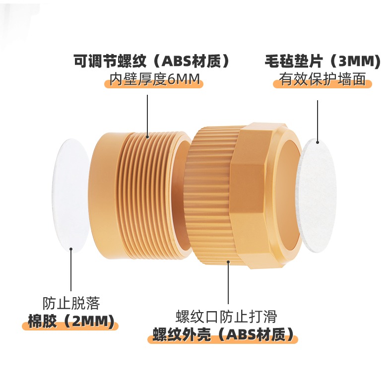 頂牀頭固定器防搖晃牀咯吱嘎吱響牀後靜音防撞墊貼免釘防晃動神器-細節圖6