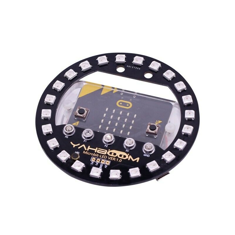 micro:bit全綵LED燈模塊microbit光環擴展板RGB驅動開發板可編程-細節圖5