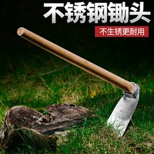 鋤頭鏟草除草神器大鋤頭農家用工具全鋼加厚薅鋤開荒鬆土鋤草專用-細節圖10
