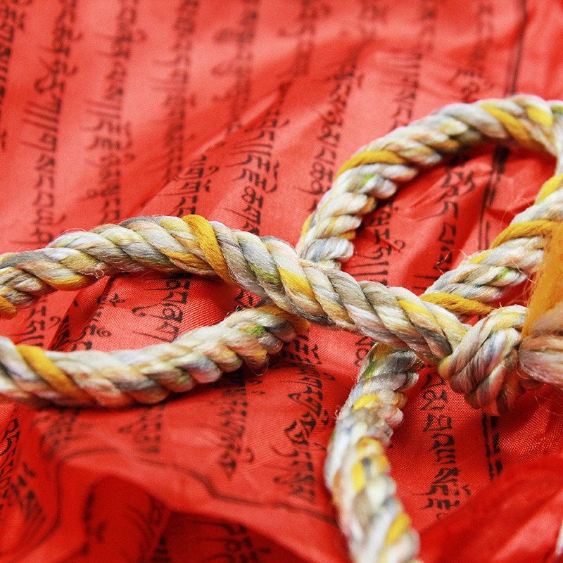 西藏經幡藏式大自在祈禱文經旗祈福許願風馬經旗10米21面-細節圖3